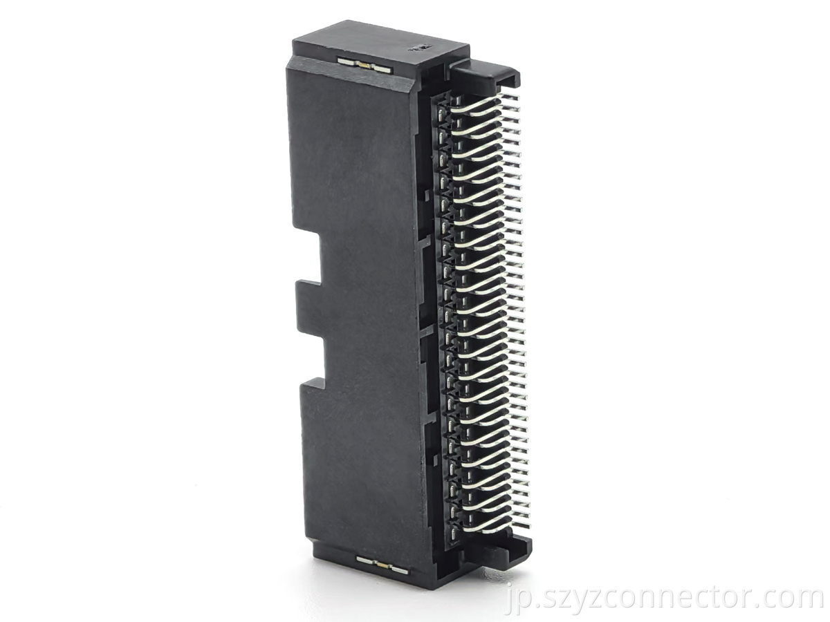 2.0mmピッチ自動車WTB(ボードからワイヤー)90°SMTソケットコネクタ男性 +プラグストリップSMT 2*20p 2.0mm Pitch Automotive WTB(Wire To Board)90° SMT Socket Connector Male +Plug Strip SMT 2*20P